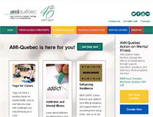 Tablet Screenshot of amiquebec.org
